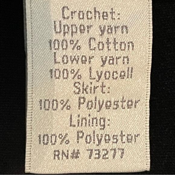 LC Lauren Conrad Black Crocheted Sheer Skirt Party Event Maxi Dress NWT - Picture 8 of 11